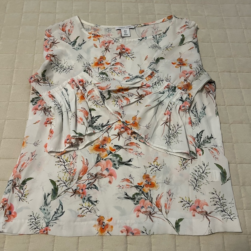 Delicate Flutter Sleeve Blouse By Tabitha Webb, A… - image 6